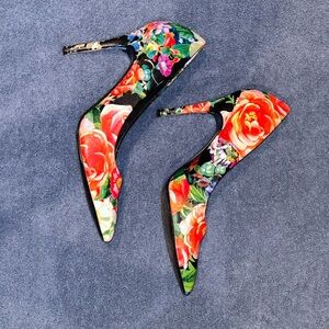 CL flower shoes